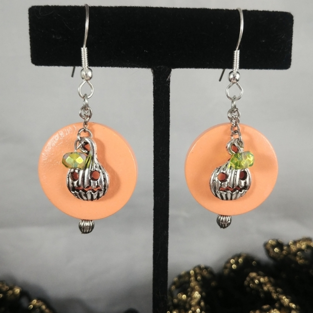 Jack-o'-lantern pumpkin 🎃 Halloween Earrings